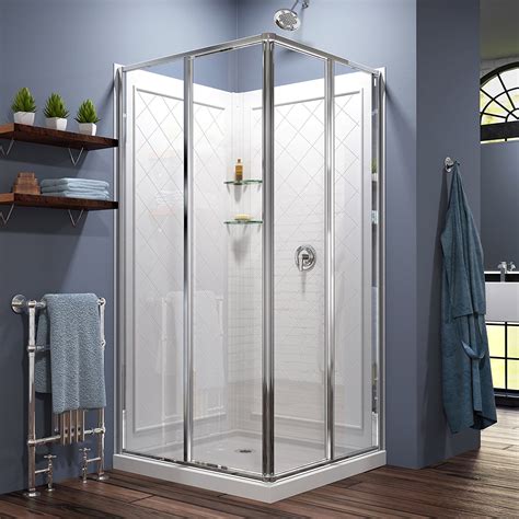 metal showers enclosures|fully enclosed shower cubicles.